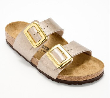Birkenstock Two-Strap Slide Sandal - Sydney Luxe Buckle