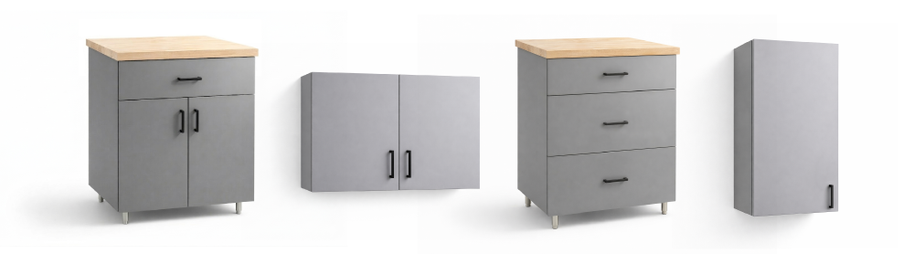Garage cabinets of all shapes and sizes