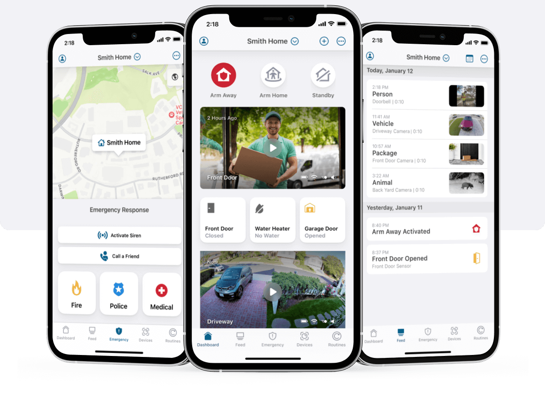Arlo Monitoring in app