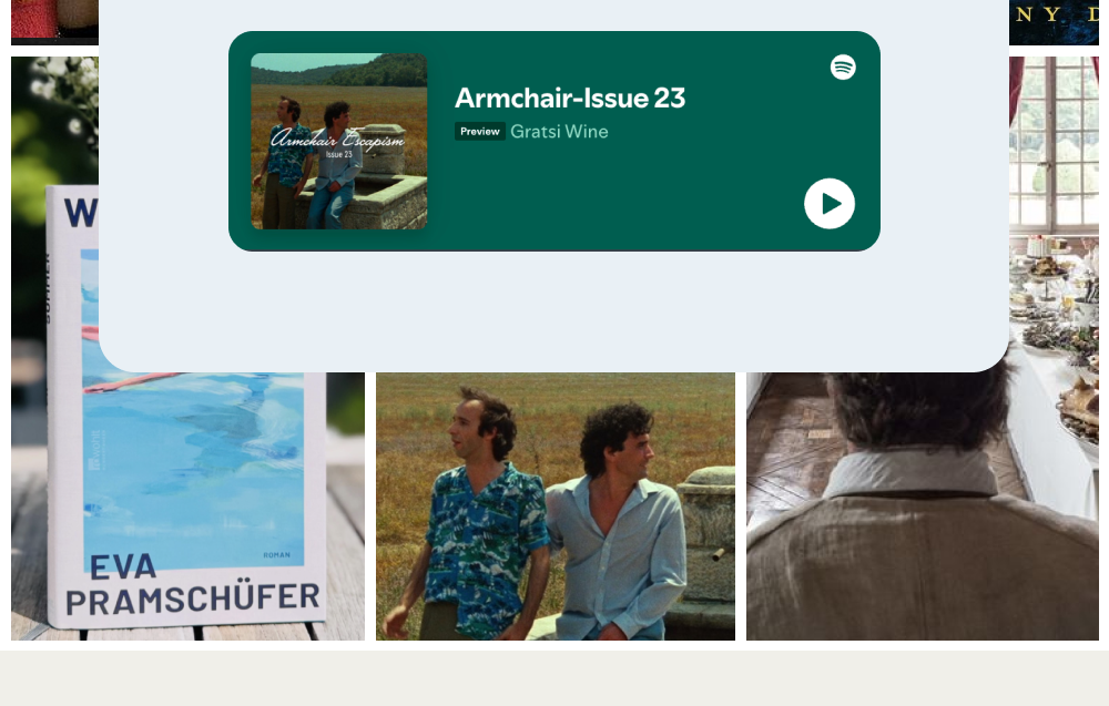 Armchair-Issue 23 Playlist [PLAY]