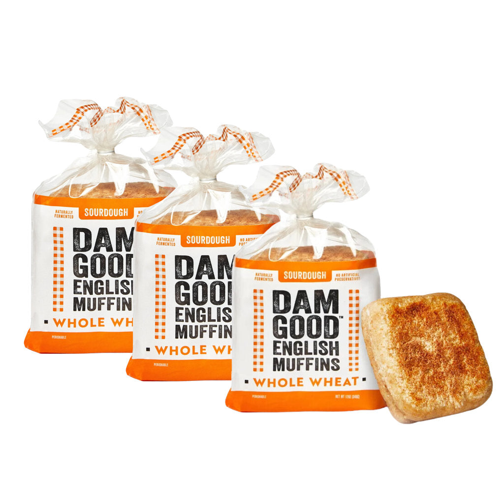 Image of "Whole Wheat" Sourdough English Muffins (3-pack)