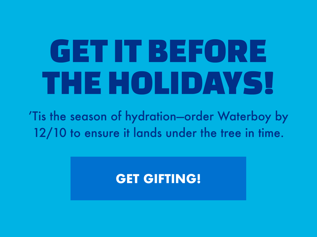 Get it before the holidays