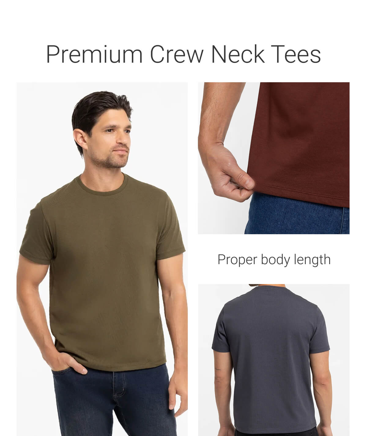 Premium Crew Neck Tees