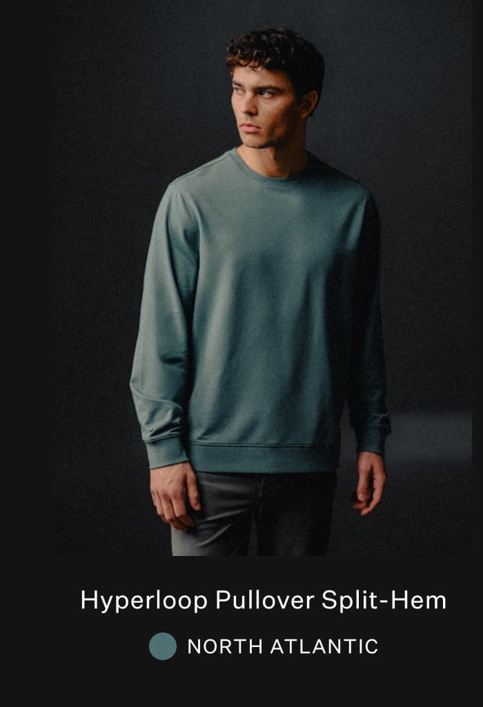 Hyperloop Pullover Split-Hem - North Atlantic