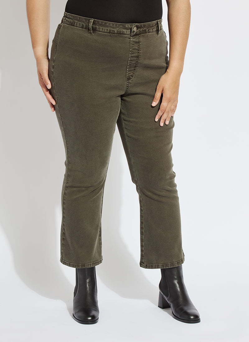 Image of Ankle Estelle Everyday Flare Denim Curvy (27" Inseam)