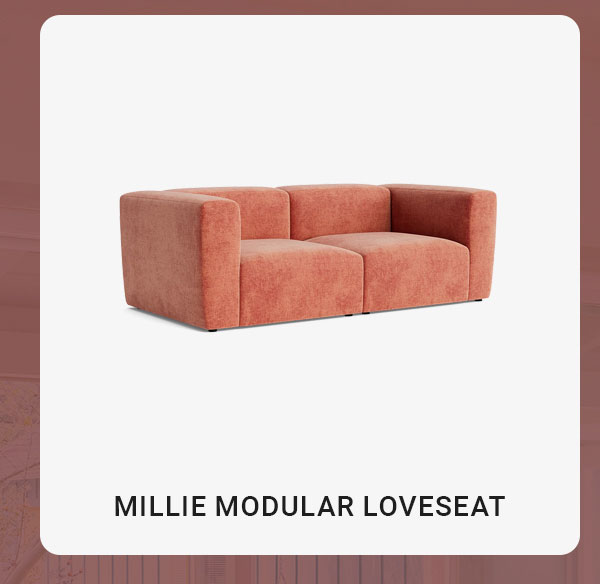 MILLIE MODULAR LOVESEAT