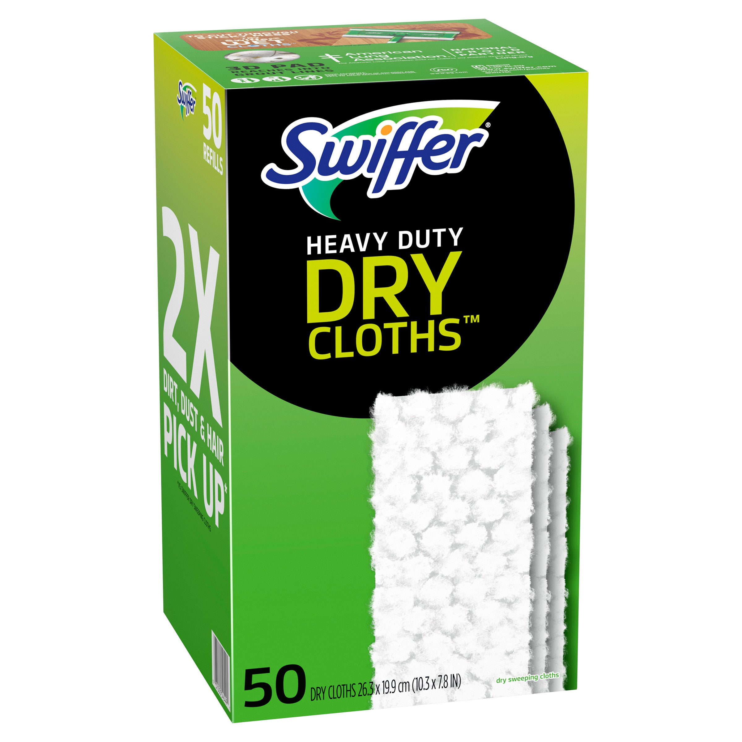 Swiffer Heavy Duty Cloths, Dry