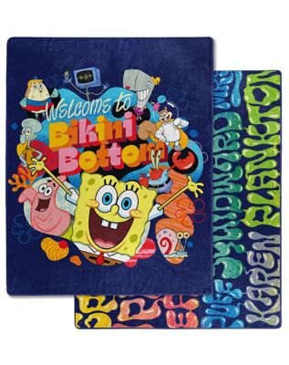 SpongeBob SquarePants Welcome to Bikini Bottom Fleece Blanket