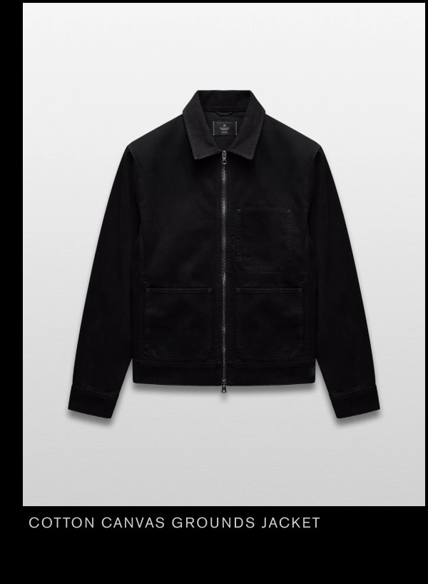 Cotton Canvas Grounds Jacket