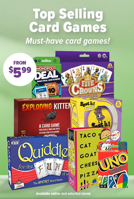 Top Selling Card Games