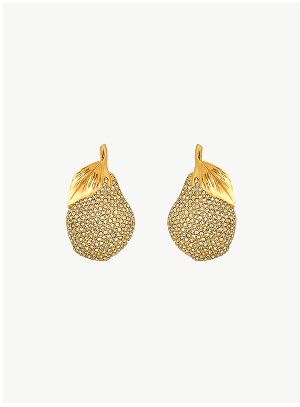 Pavé Pear Earrings