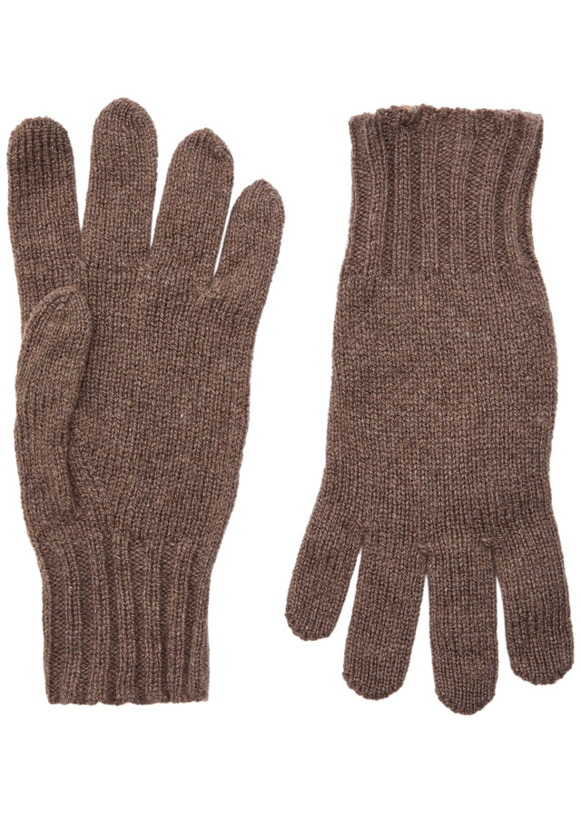 JOHN SMEDLEY Calow cashmere and merino-blend gloves