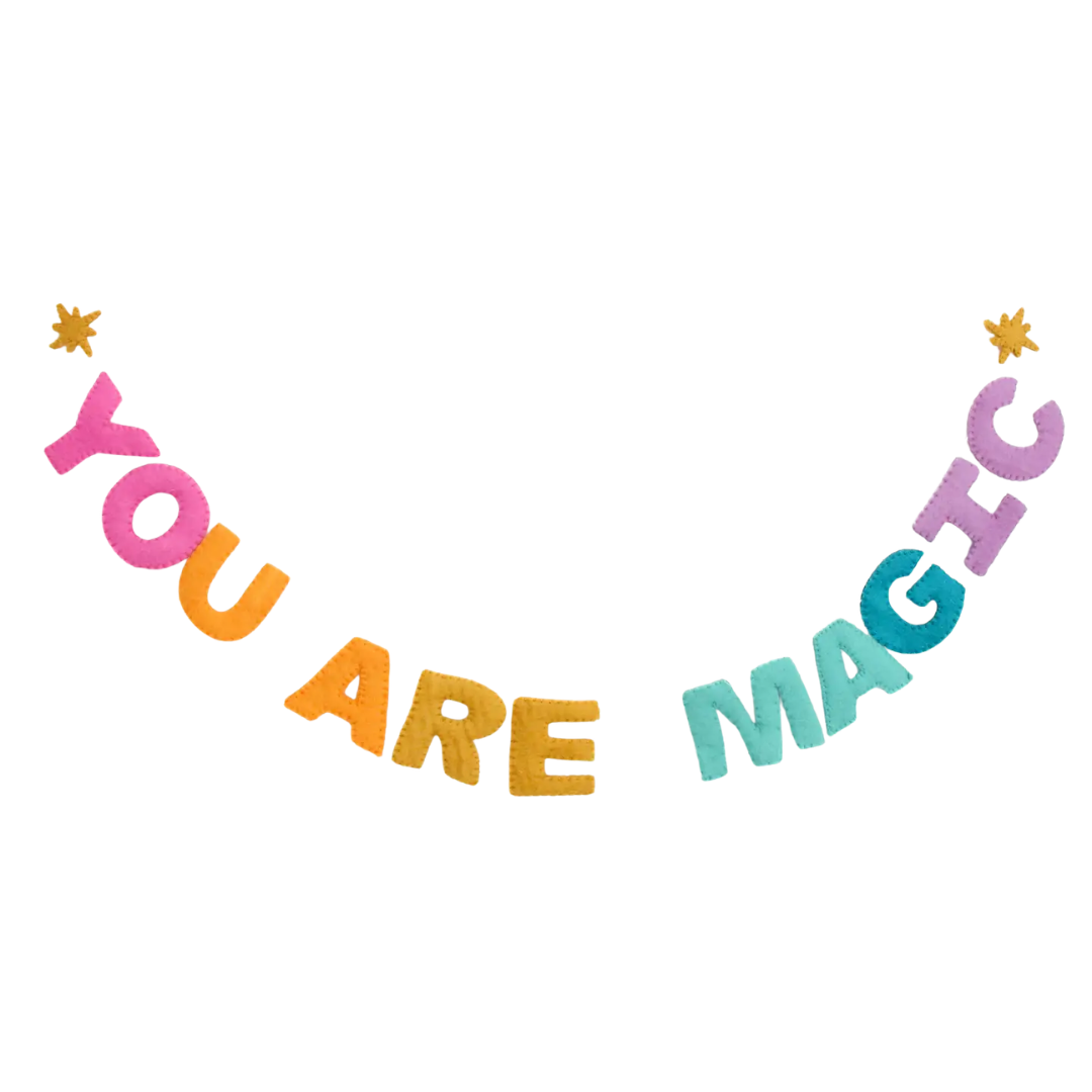 Image of You Are Magic Felt Garland