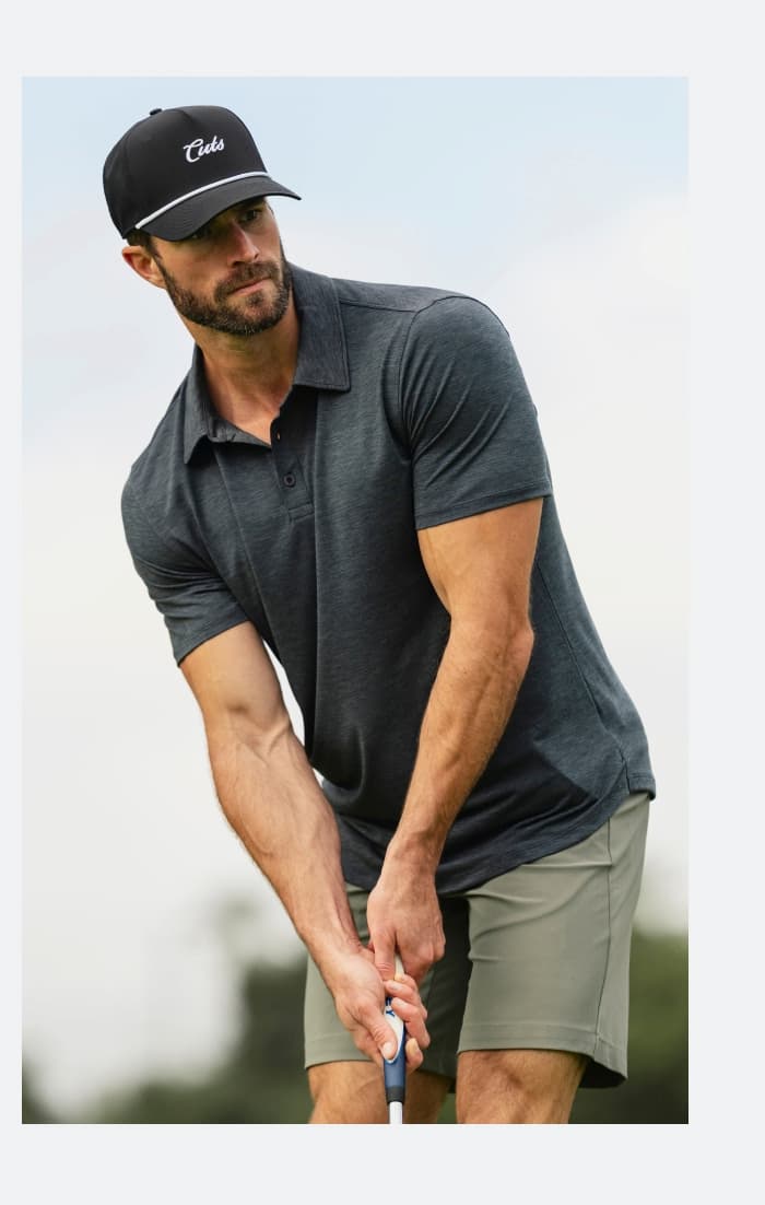 Lifestyle Image - Crossover Polo - Obsidian
