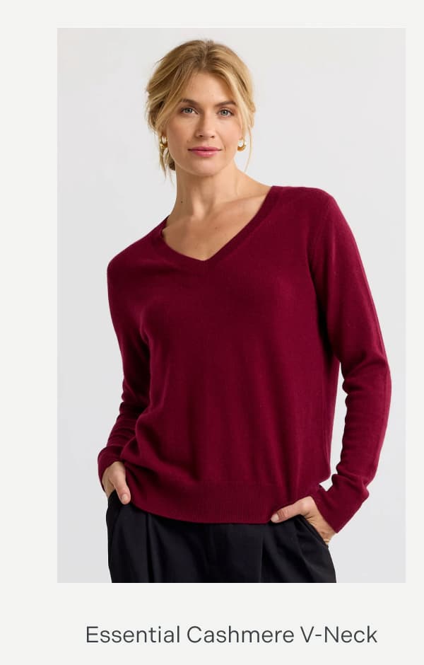 Essential Cashmere V-Neck