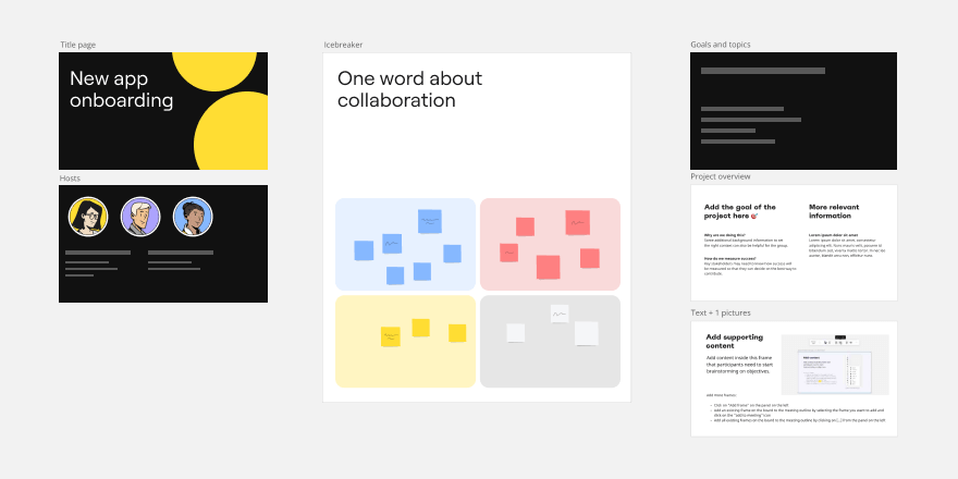 Project Kickoff template
