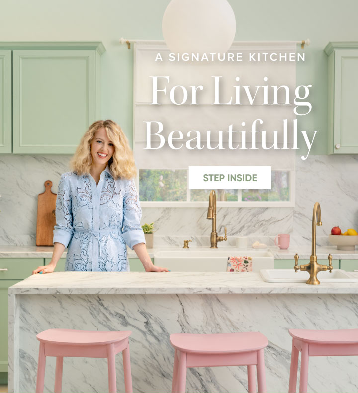 A Signature Kitchen - For Living Beautifully - Step Inside 