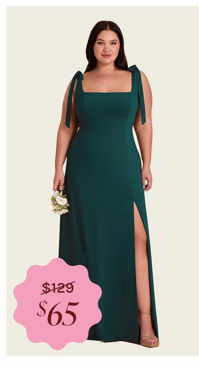 Alex Luxe Knit Dress in Emerald