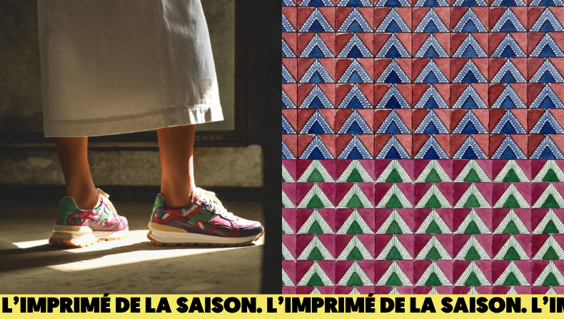 Match d'imprimés wax