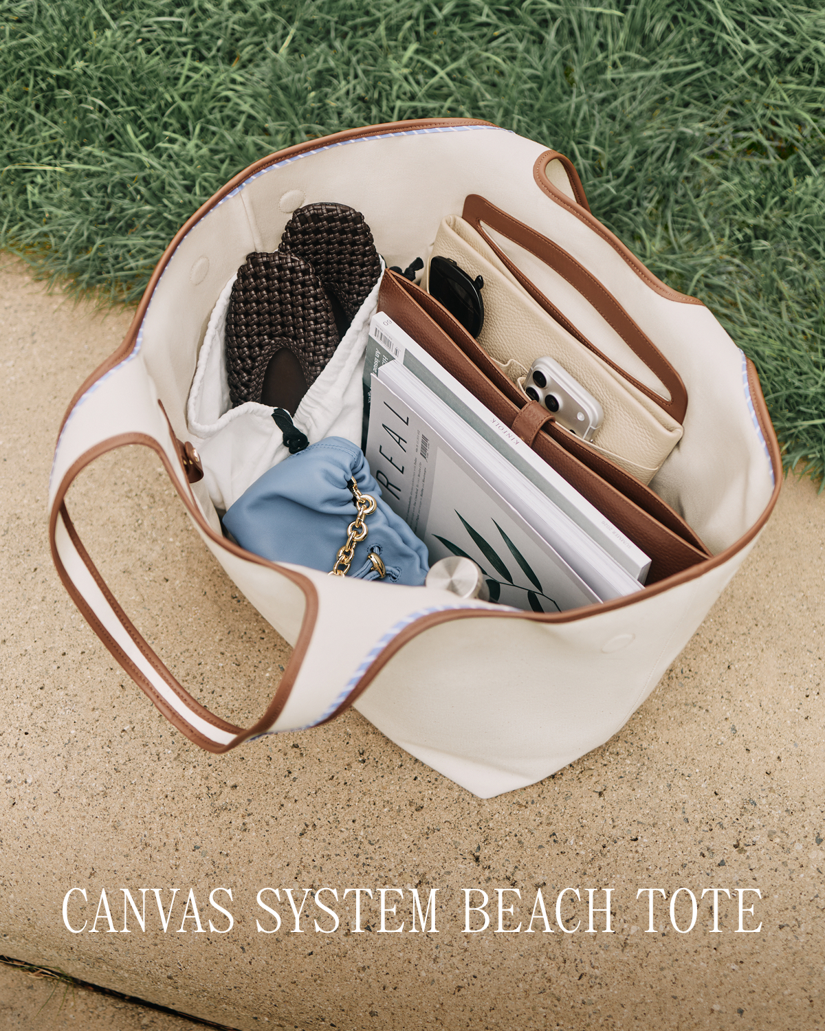 CANVAS SYSTEM BEACH TOTE
