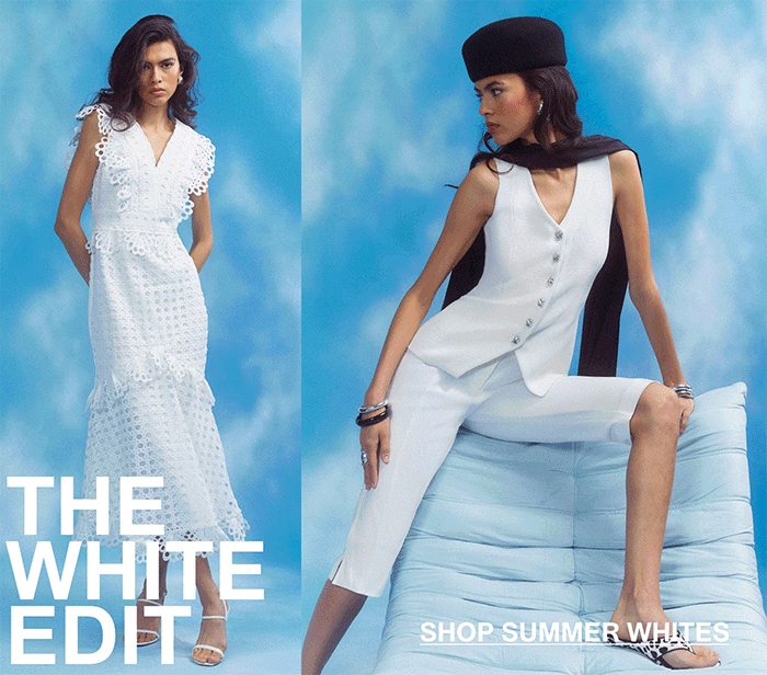 THE WHITE EDIT - SHOP SUMMER WHITES