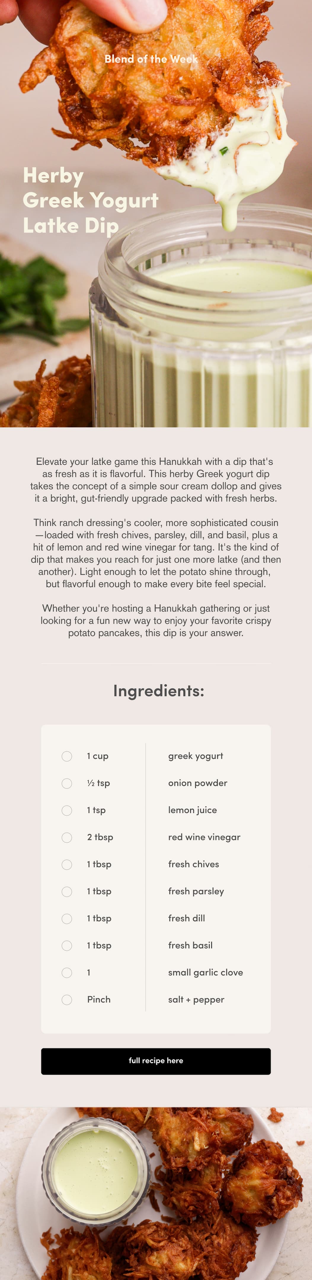 Herby Latke Dip