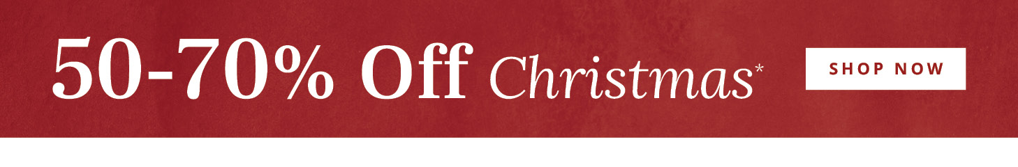 50-70% off Christmas