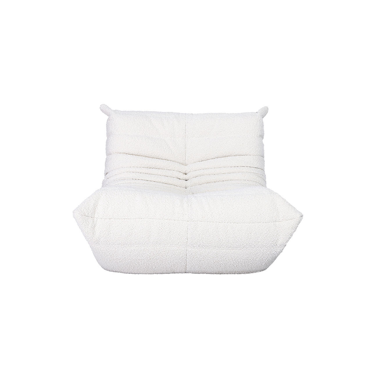 Image of Michel Ducaroy Fireside Lounge Chair - Boucle - Final Sale