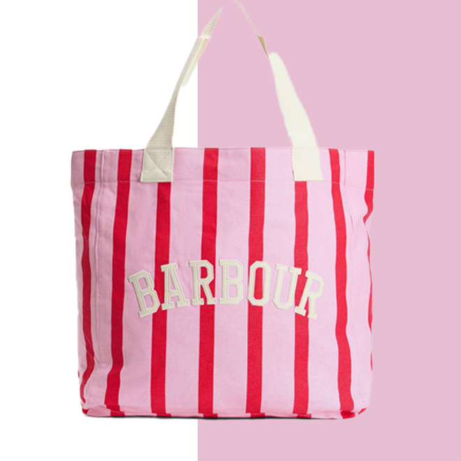 Emily Stripe Tote Bag