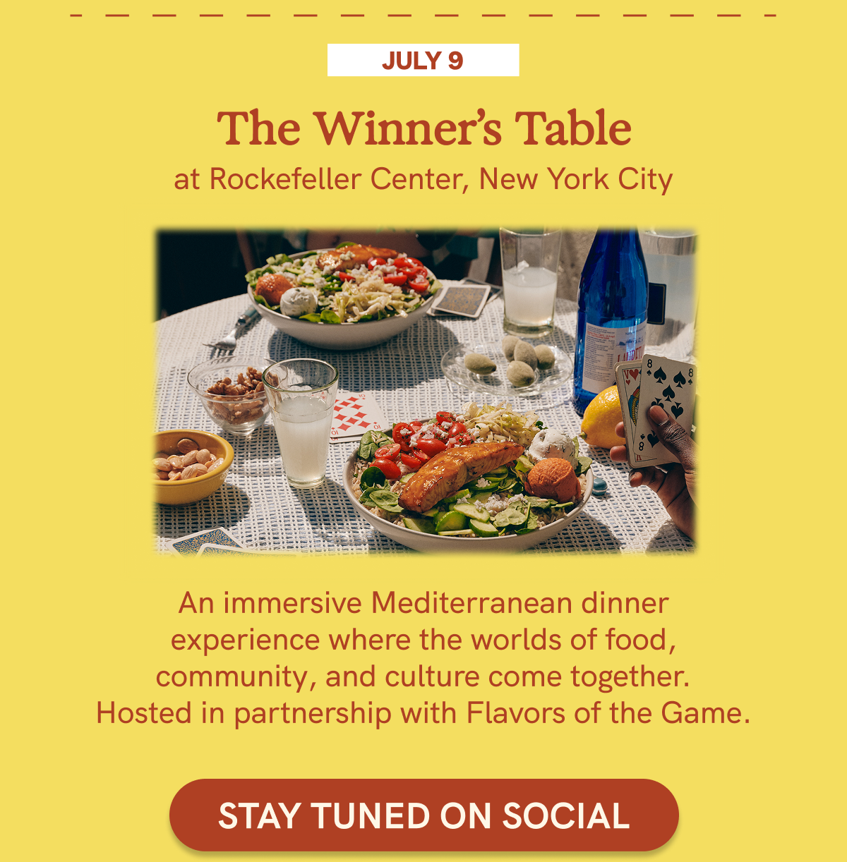 Join the Winner's Table
