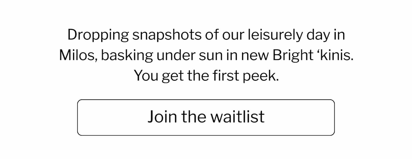 Join the waitlist