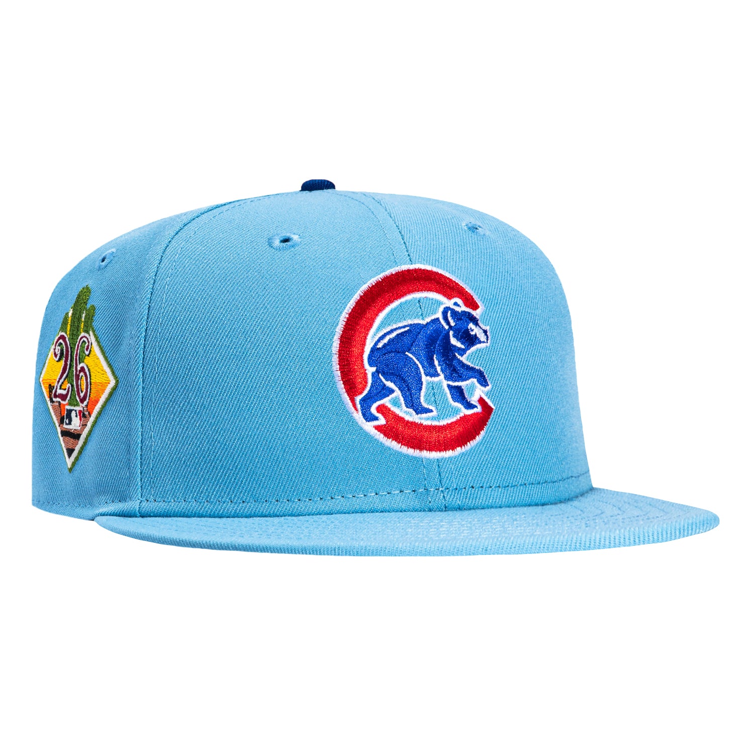 Image of New Era 59Fifty Chicago Cubs 2026 Arizona Spring Training Patch Alternate Hat - Light Blue