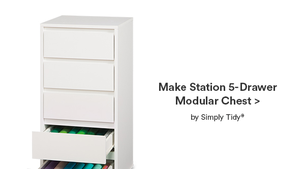 Make Station 5-Drawer Modular Chest > by Simply Tidy
