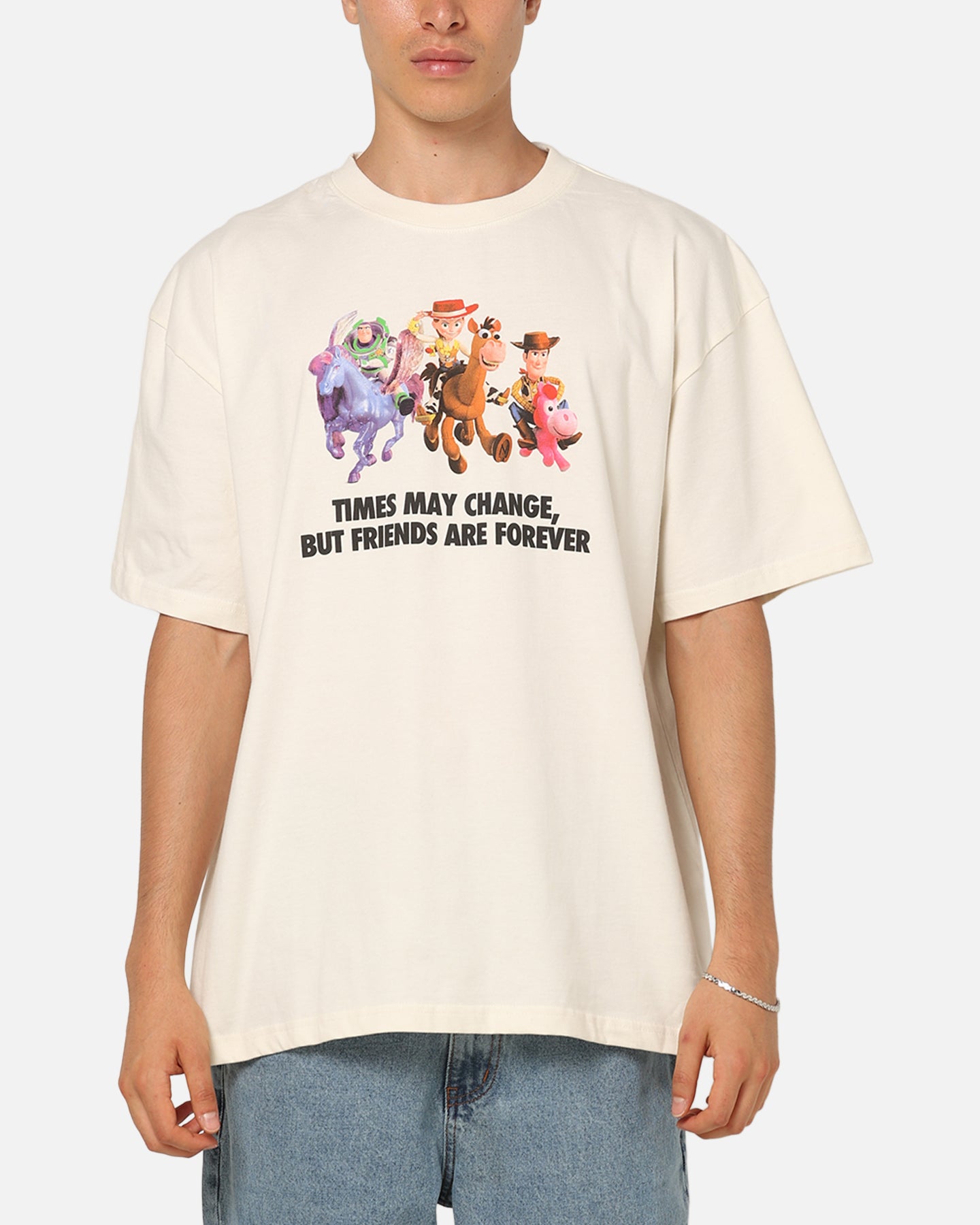 Image of 73Studio Disney Pixar Toy Story Friends T-Shirt Off White