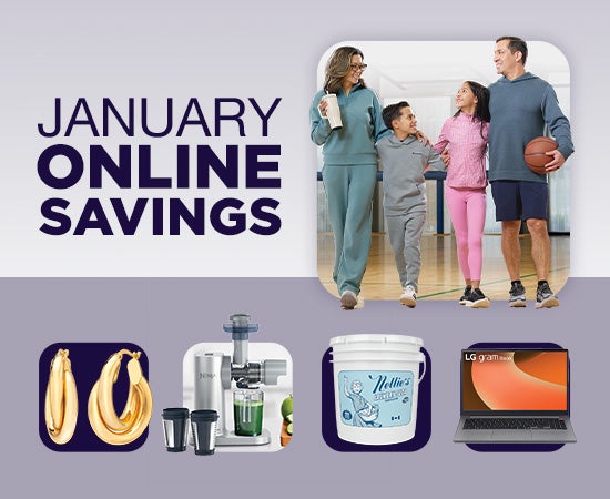 January Online Savings