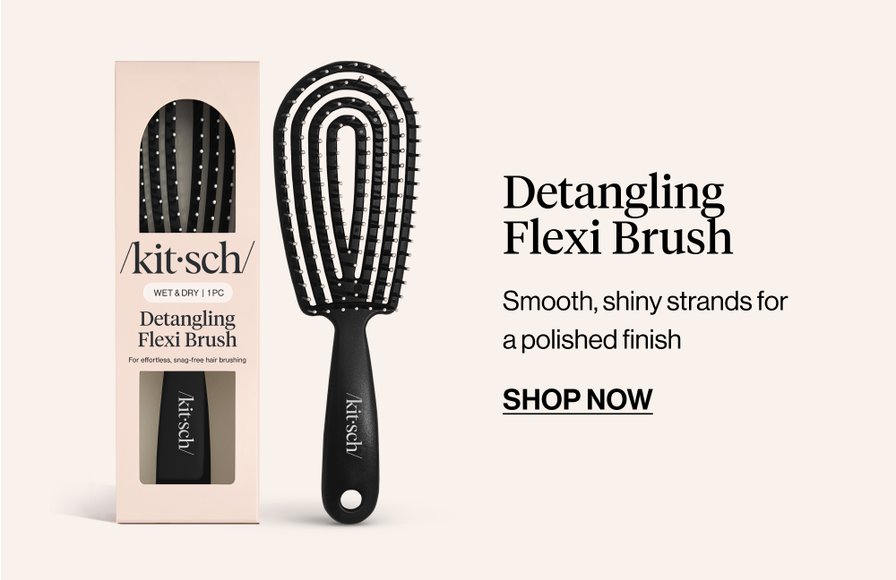 Detangling Flexi Brush  Smooth, shiny strands for a polished finish
