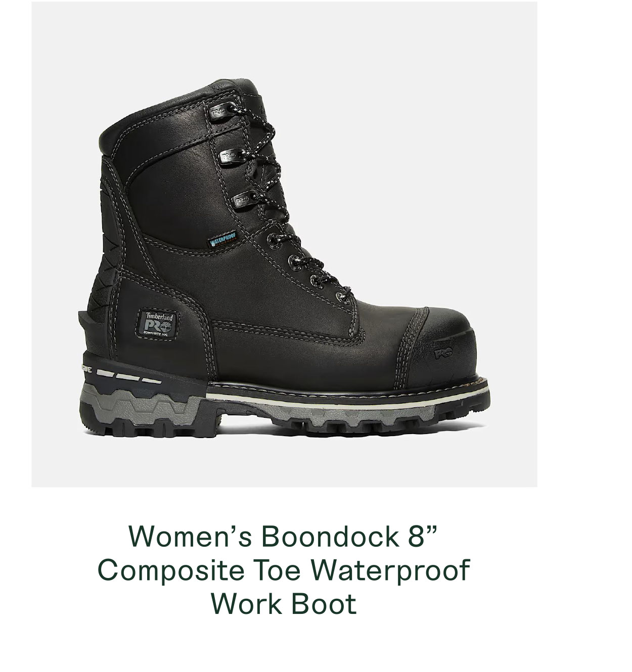 Women's Boondock 8" Composite Toe Waterproof Work Boot