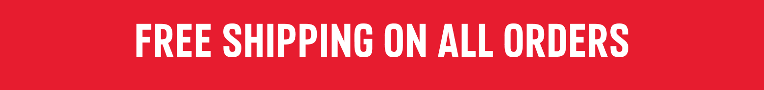 Free shipping on all orders