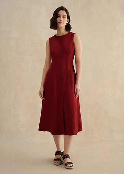 Carmen Linen Dress