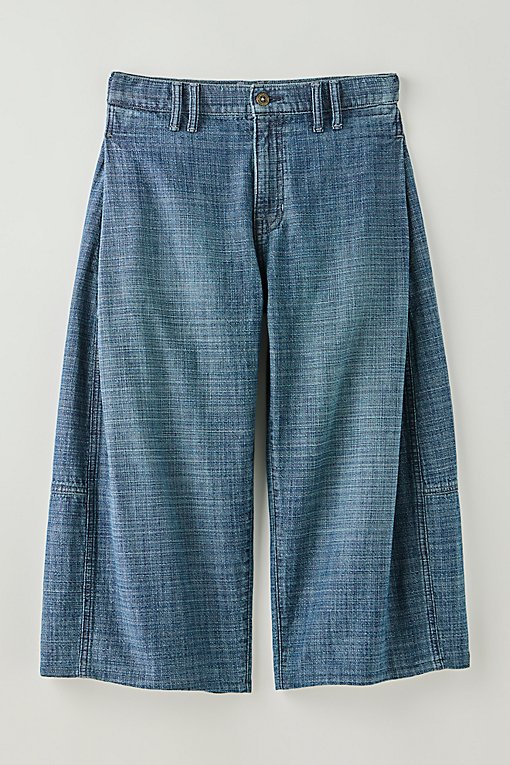 We The Free Free To Roam Cropped Wide Leg Jeans