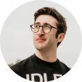Adam, smiling.