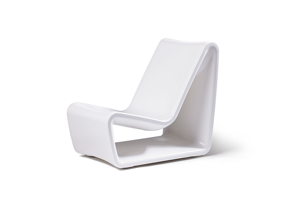 Loop Lounge Chair - Highcloud White