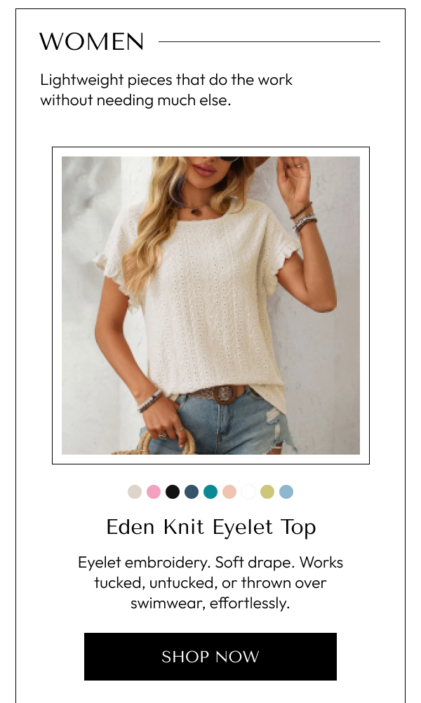The got-to summer tops