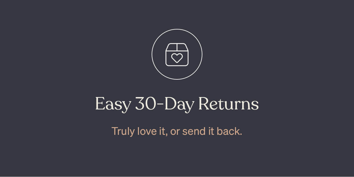 Easy 30 Days Returns