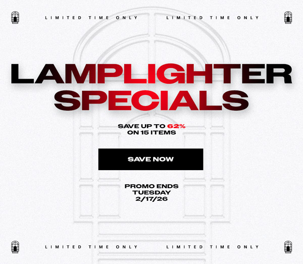 Limited time only. Lamplighter Specials. Save up to 62% on 15 items. Promo ends 2/17/26.