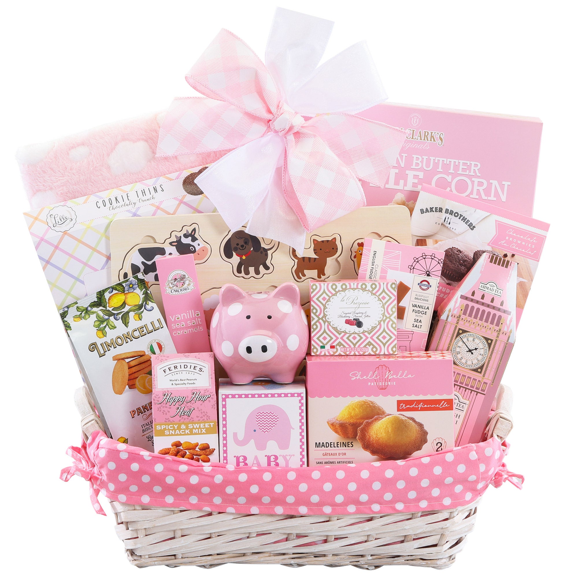 Welcome Home Baby Girl Gift Basket, 26.41 oz.