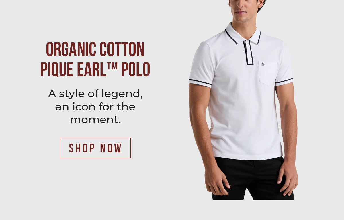 Shop the Organic Cotton Pique Earl™ Polo