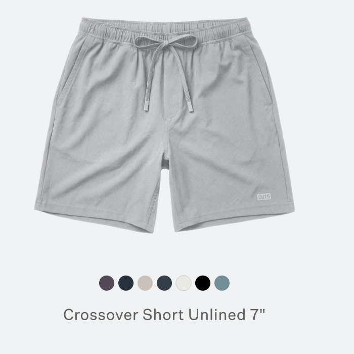 Crossover Short Unlined 7"