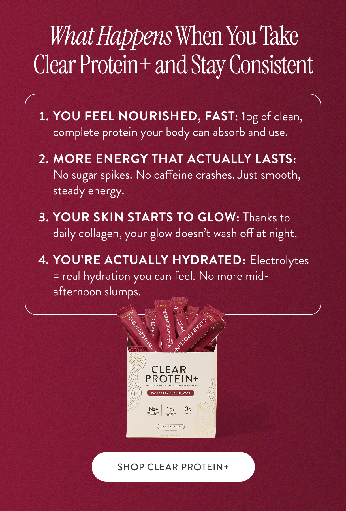 What Happens When You Take Clear Protein+ and Stay Consistent