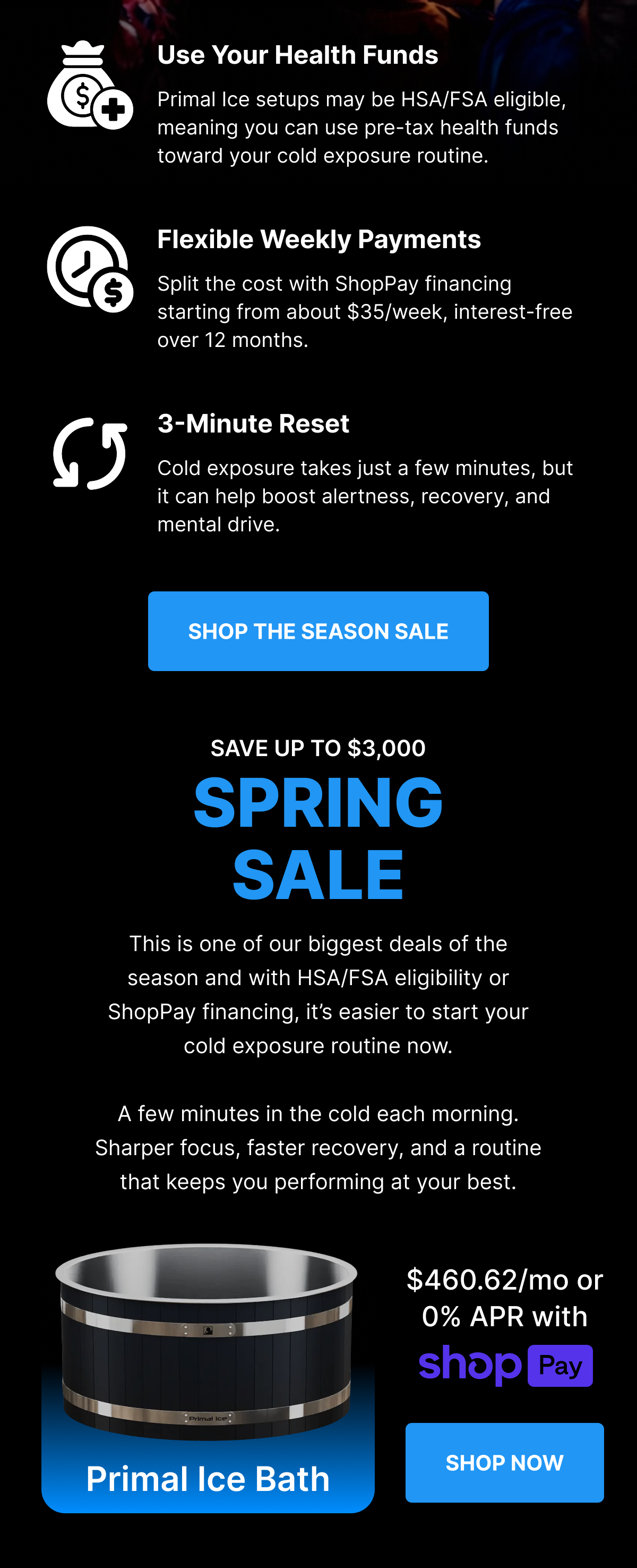 SPRING SALE: SAVE UP TO $3000 